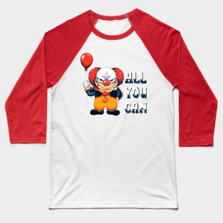 Clown Baloon All you can IT Baseball T-Shirt